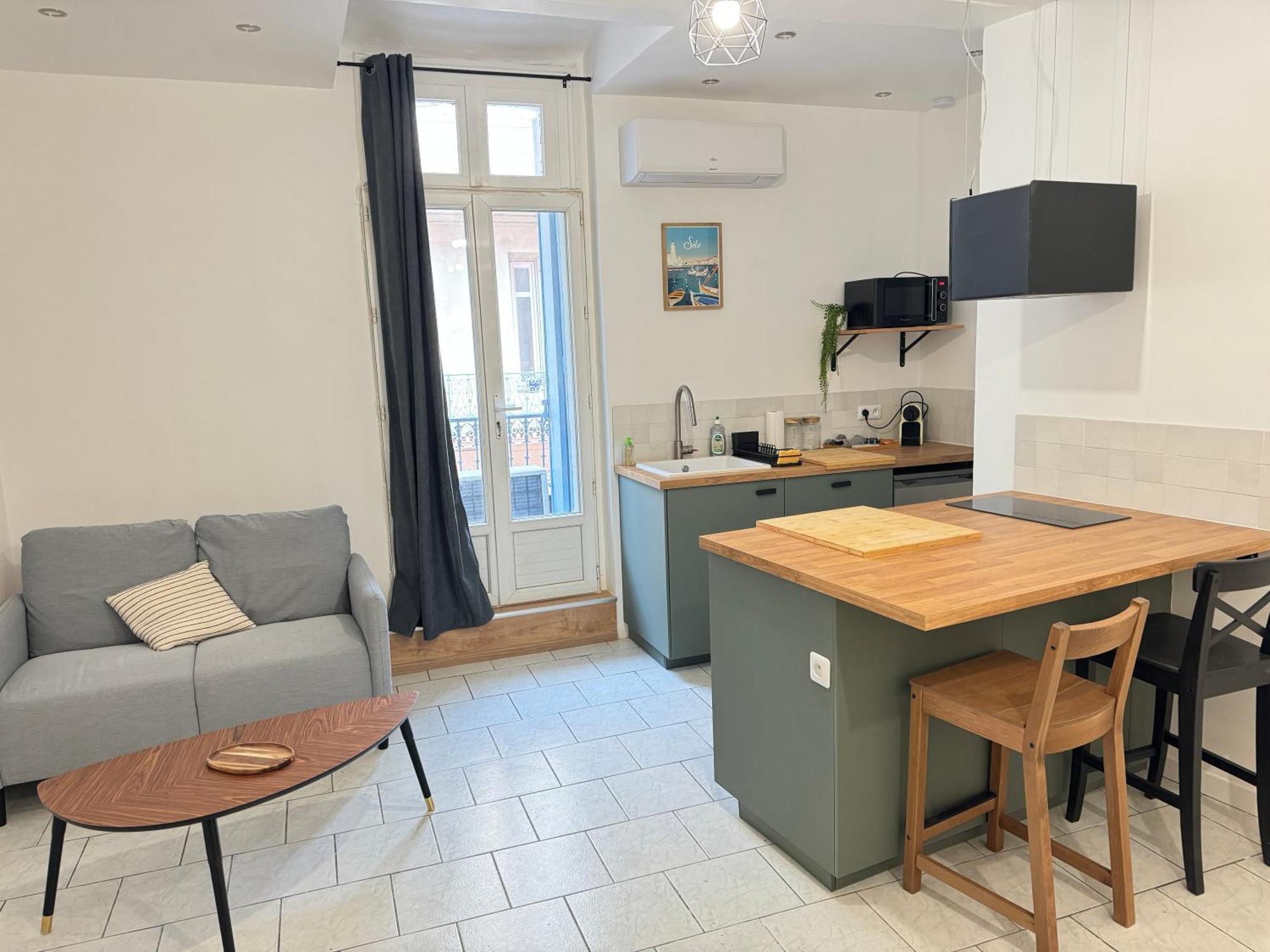Le Roustan - Halles A 2 Mins - Wifi - Clim Appartement Sète